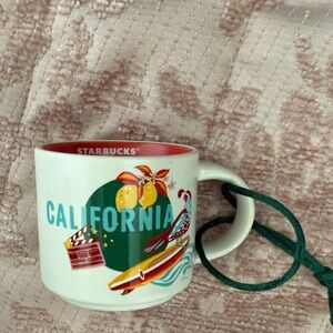 Starbucks Discover Series Mini California Mug - White and Red